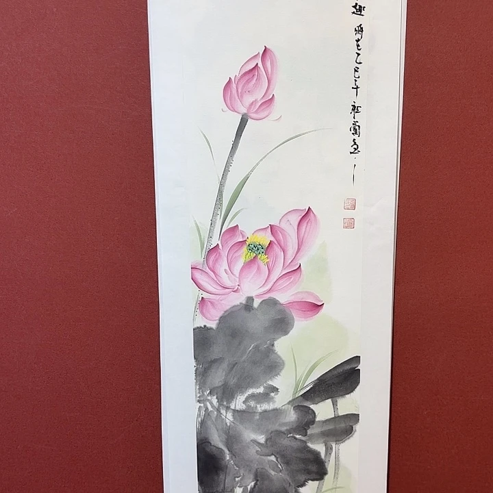 国画听兰老师花鸟