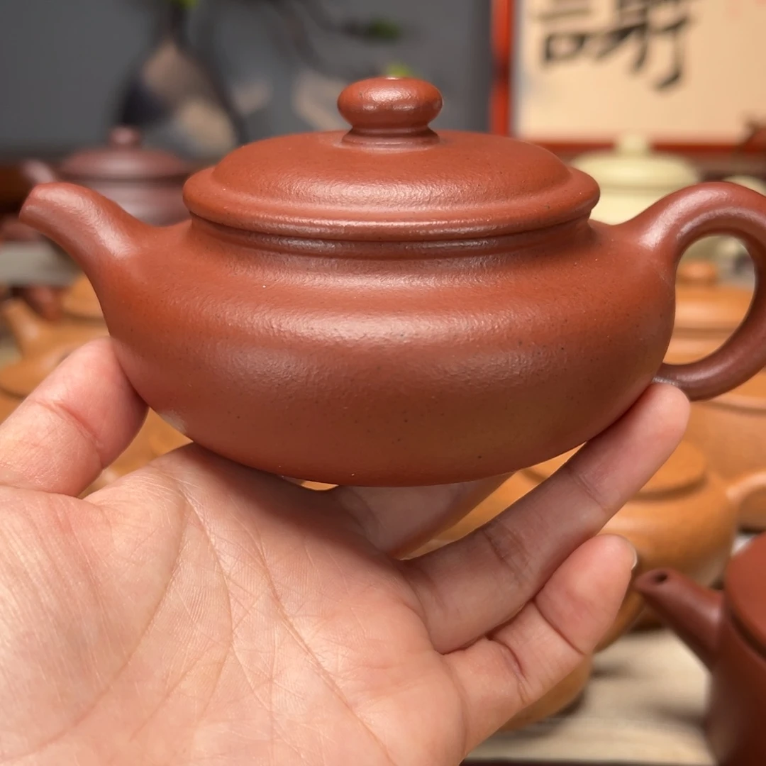 紫砂茶壶静*大红袍的220