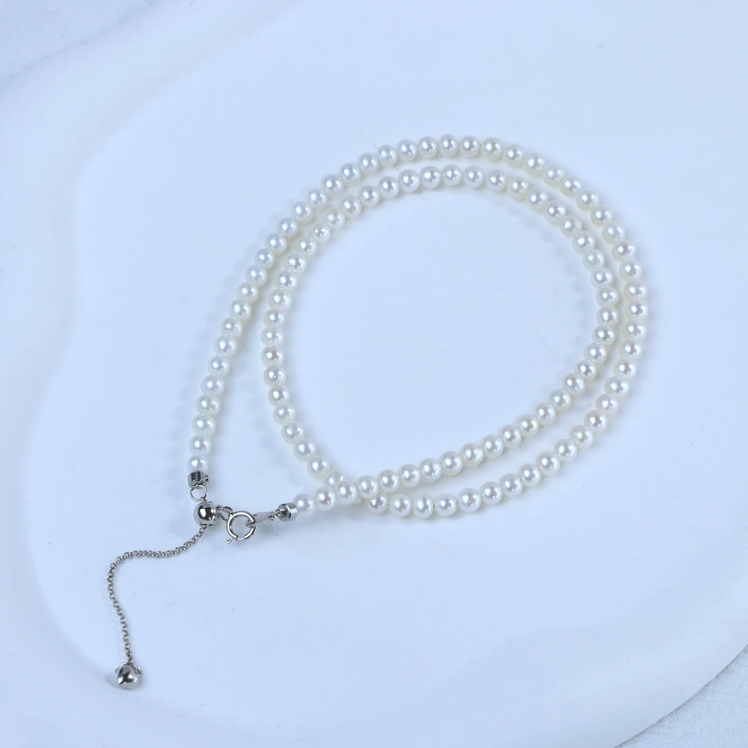 【破冰专属】3-4mm银925淡水强光baby珍珠项链