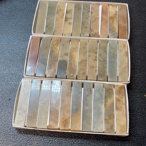 伊犁石印石小*1.0*5.0素章三十枚