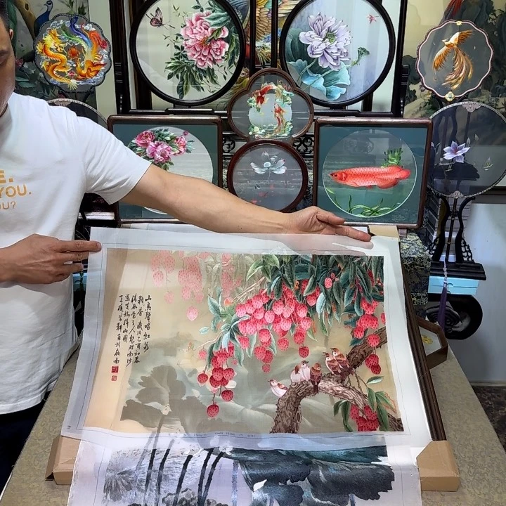 刺绣刺绣工艺精湛