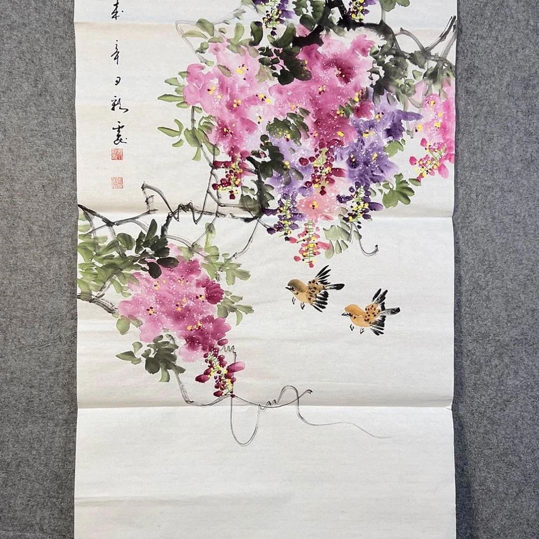 国画607 花鸟在此处飞翔也不太可能