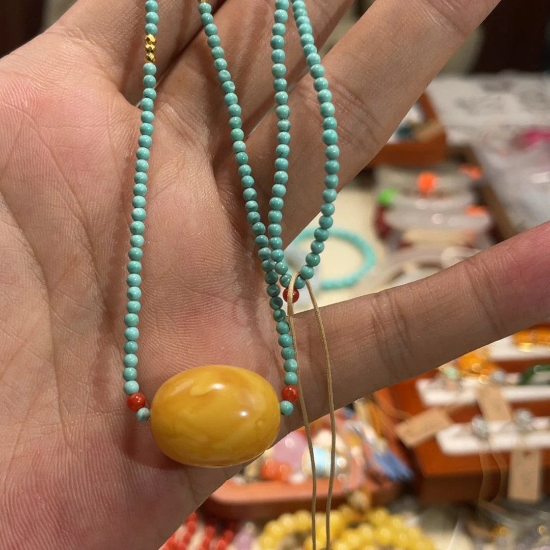 绿松石项链未镶嵌?**?