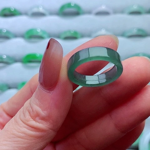 未镶嵌戒指翡翠天然翡翠