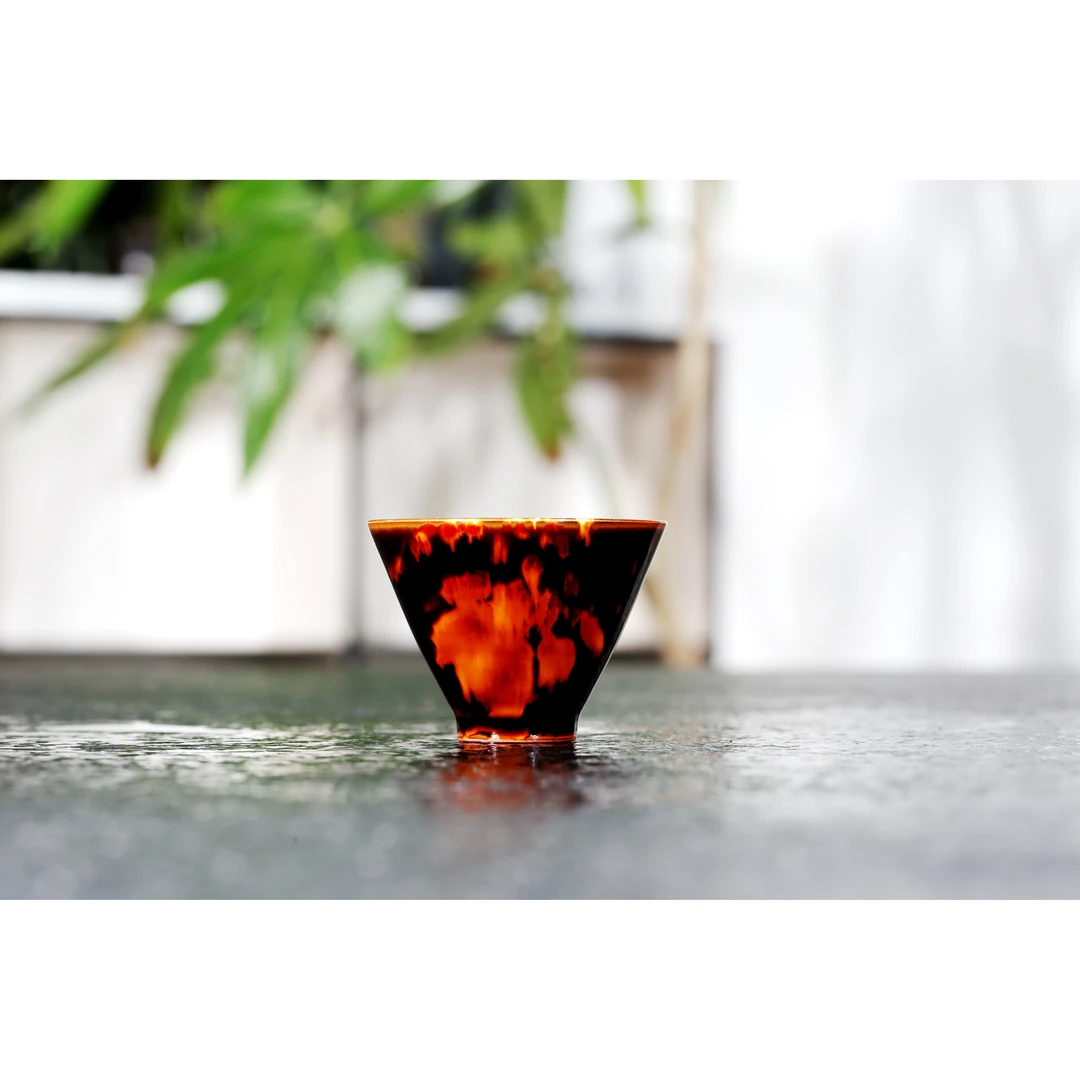 KJL瑁小斗笠杯 茶道器具