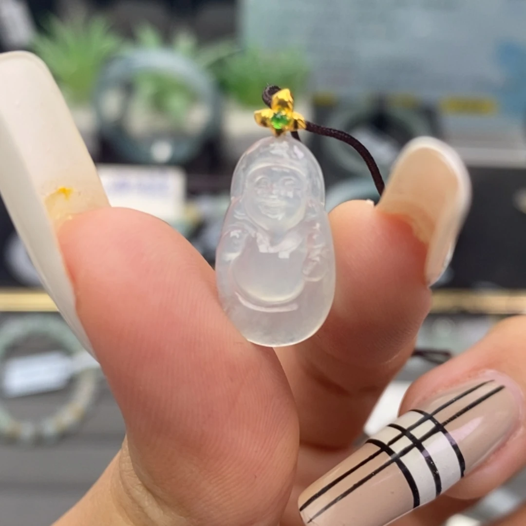 【闪购商品】颈饰18K金镶嵌翡翠
