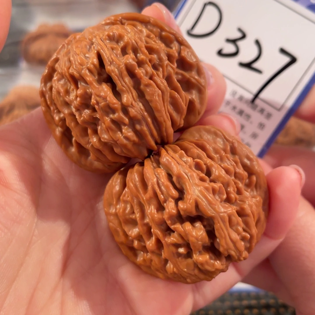 文玩核桃把件D327四座楼43