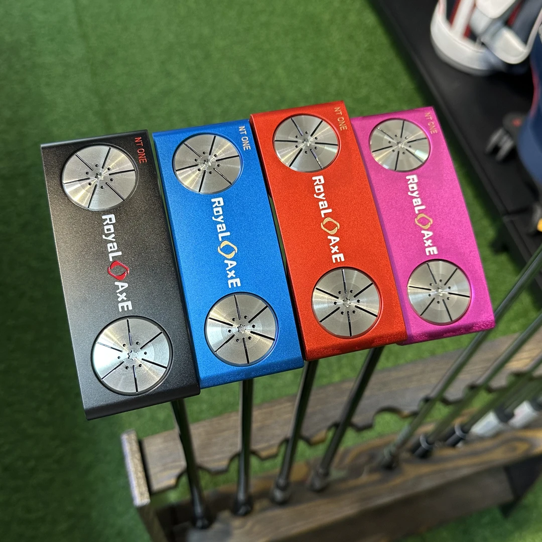 Royalaxe站立式高尔夫推杆 加宽低重心稳定男士碳素高尔夫球杆