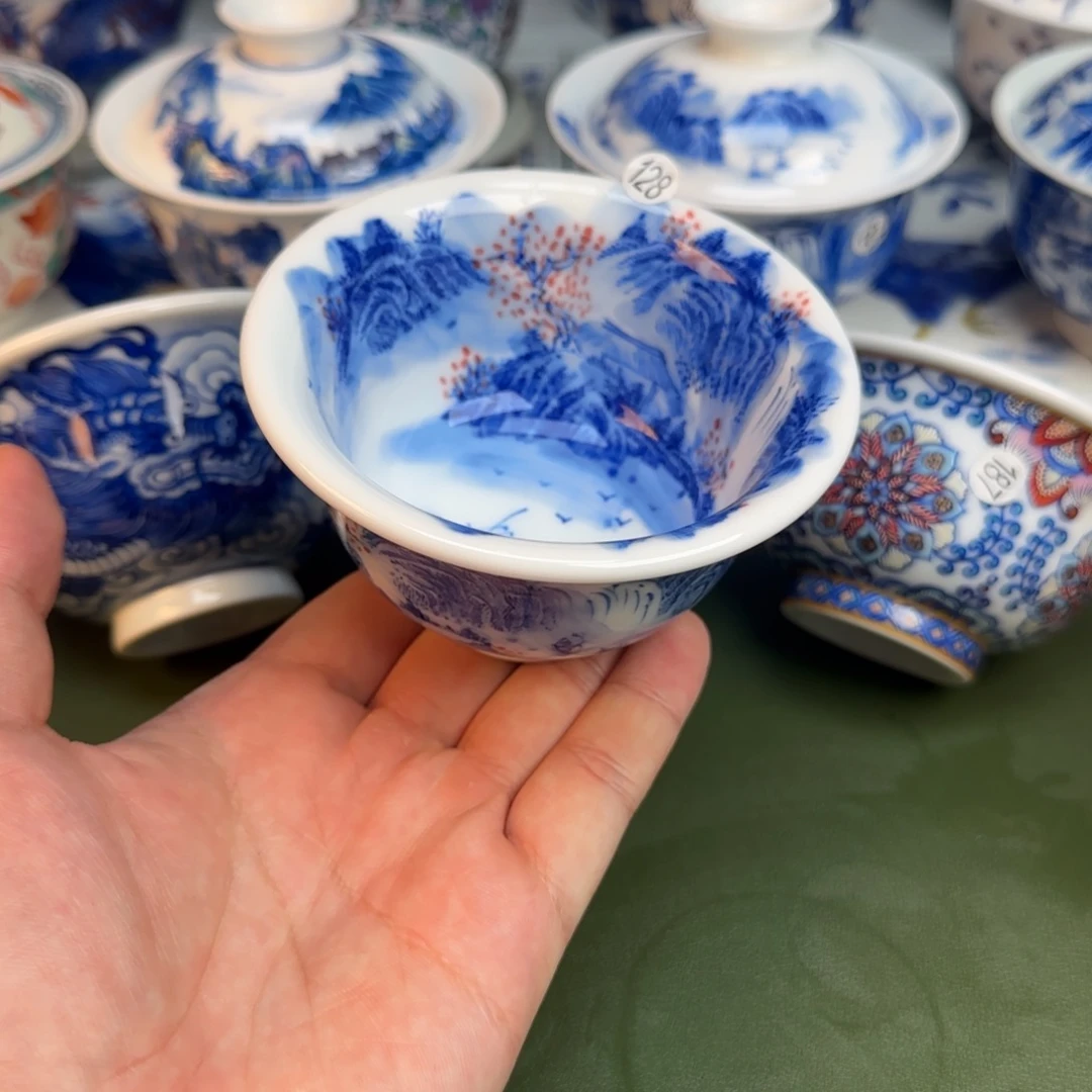 陶彦祖纯手工手绘茶具128