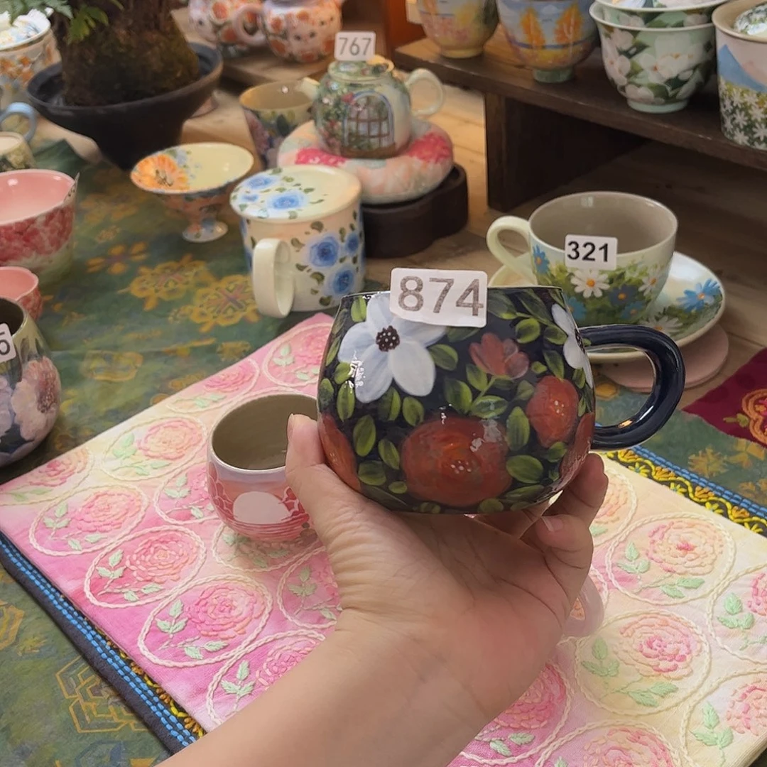 开播福利 手绘马克杯