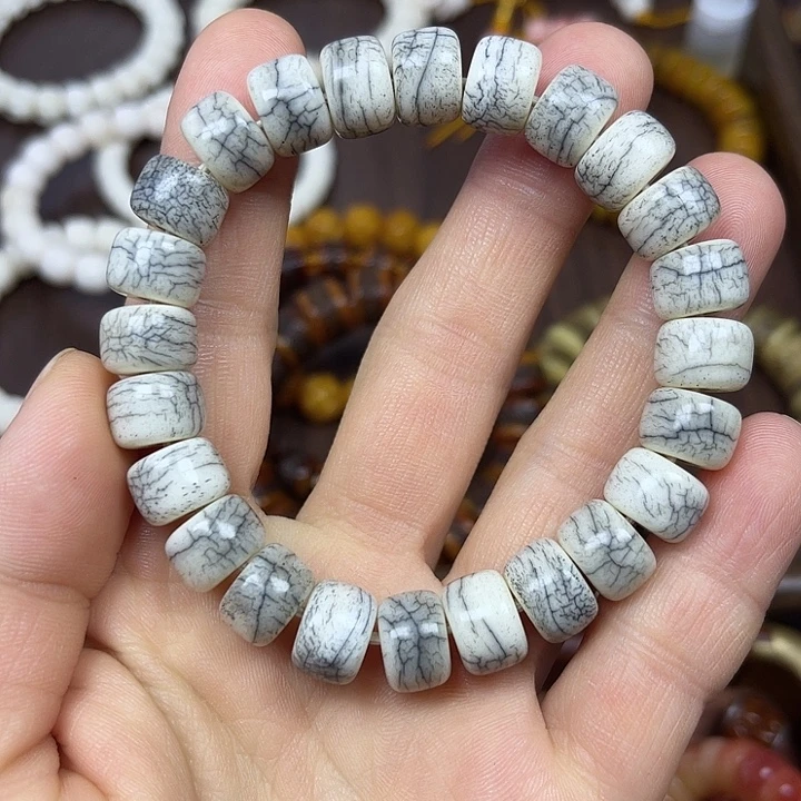 驼骨手串/手链冰透牦牛骨12