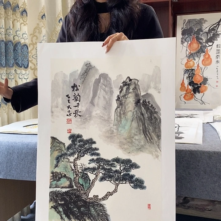 国画纯手绘国画作品写意