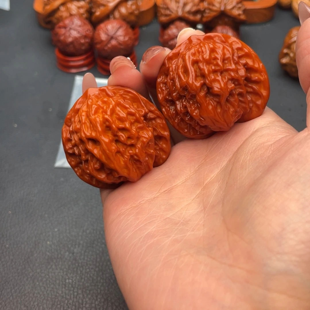 乡***店把件文玩核桃盘龙纹