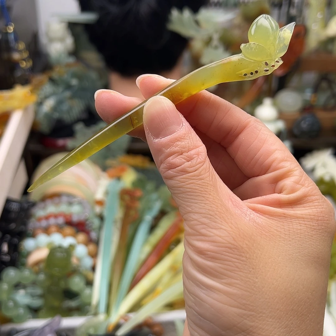 蛇纹石玉发箍未镶嵌