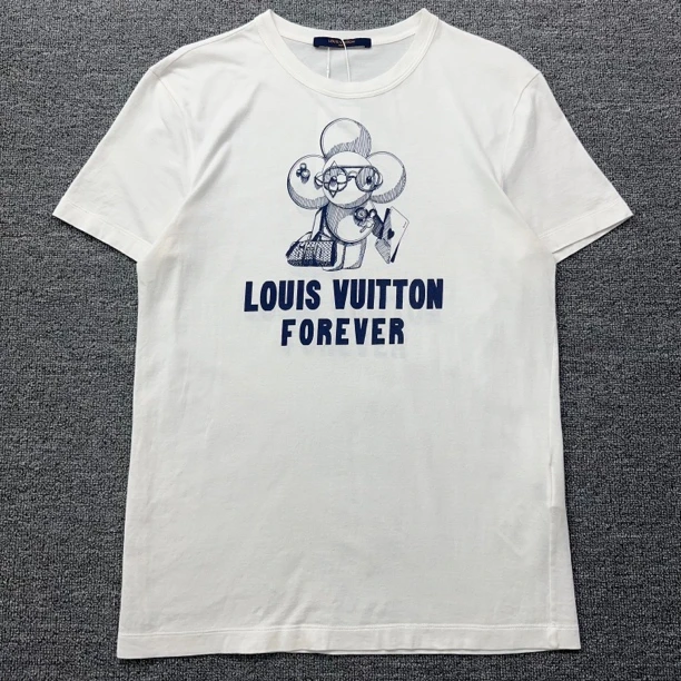 未使用 LouisVuitton/路易威登 y034/白色Logo薇薇安短袖/XS码