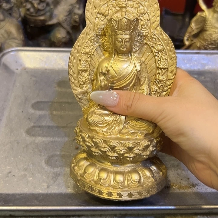 黄铜摆件，文房工艺品摆件