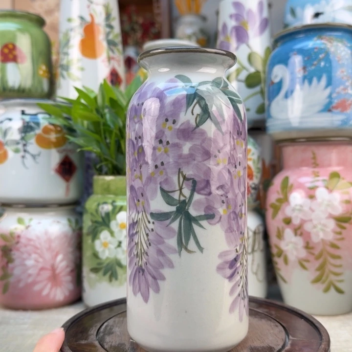 景德镇陶瓷花手绘釉下彩