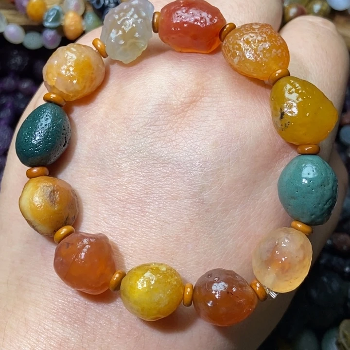 玛瑙/玉髓合金手链