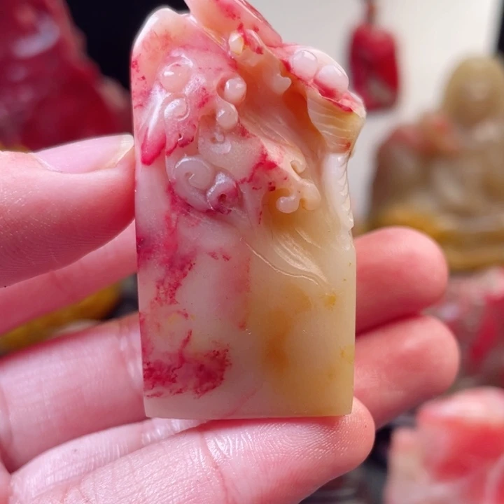 巴林鸡血石白玉地