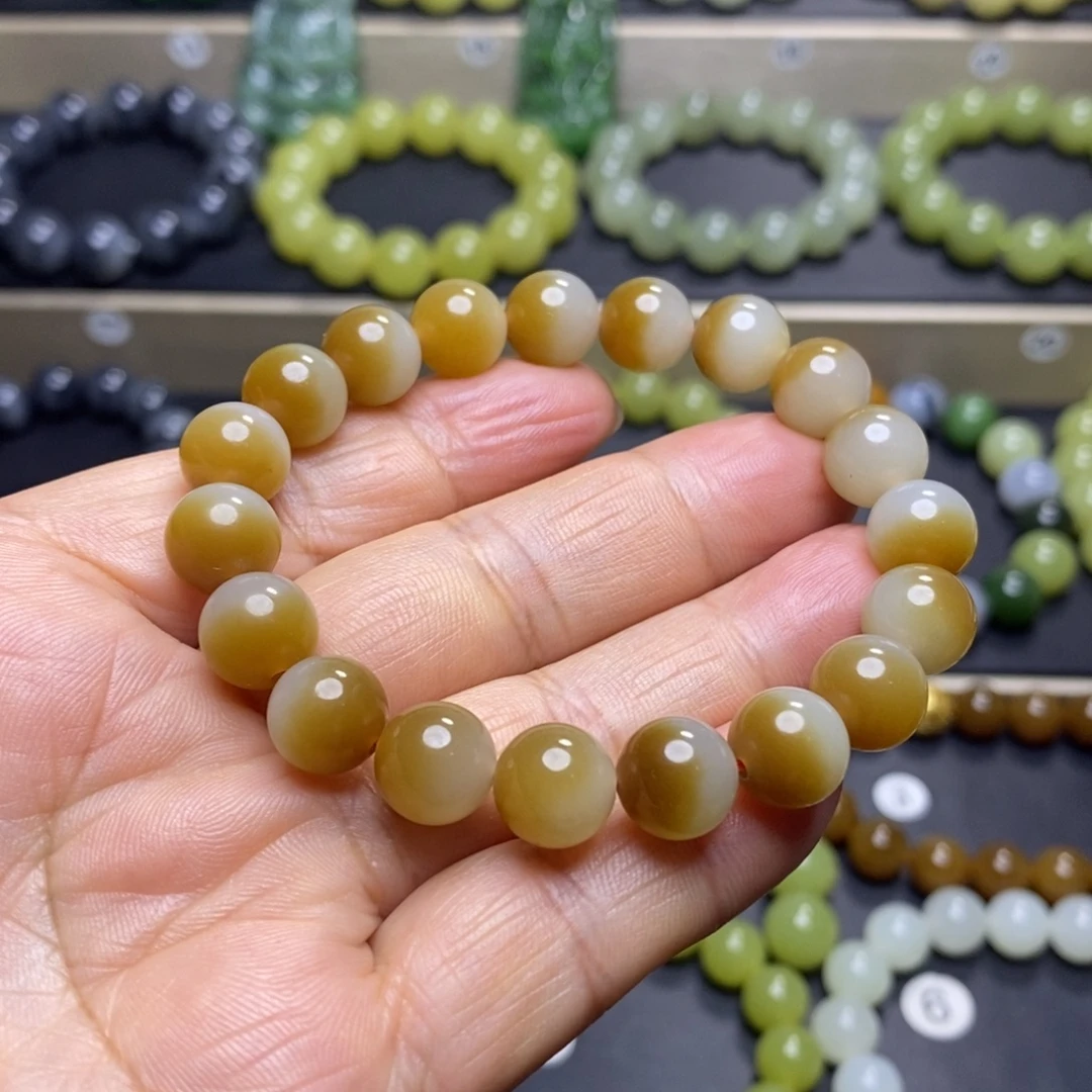 和田玉未镶嵌手串