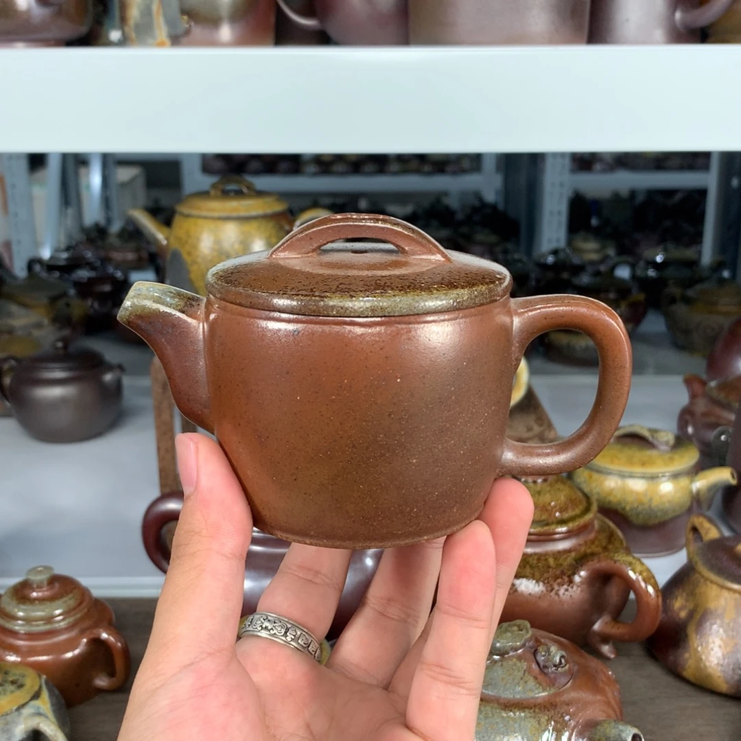 紫砂茶壶纯自然柴烧