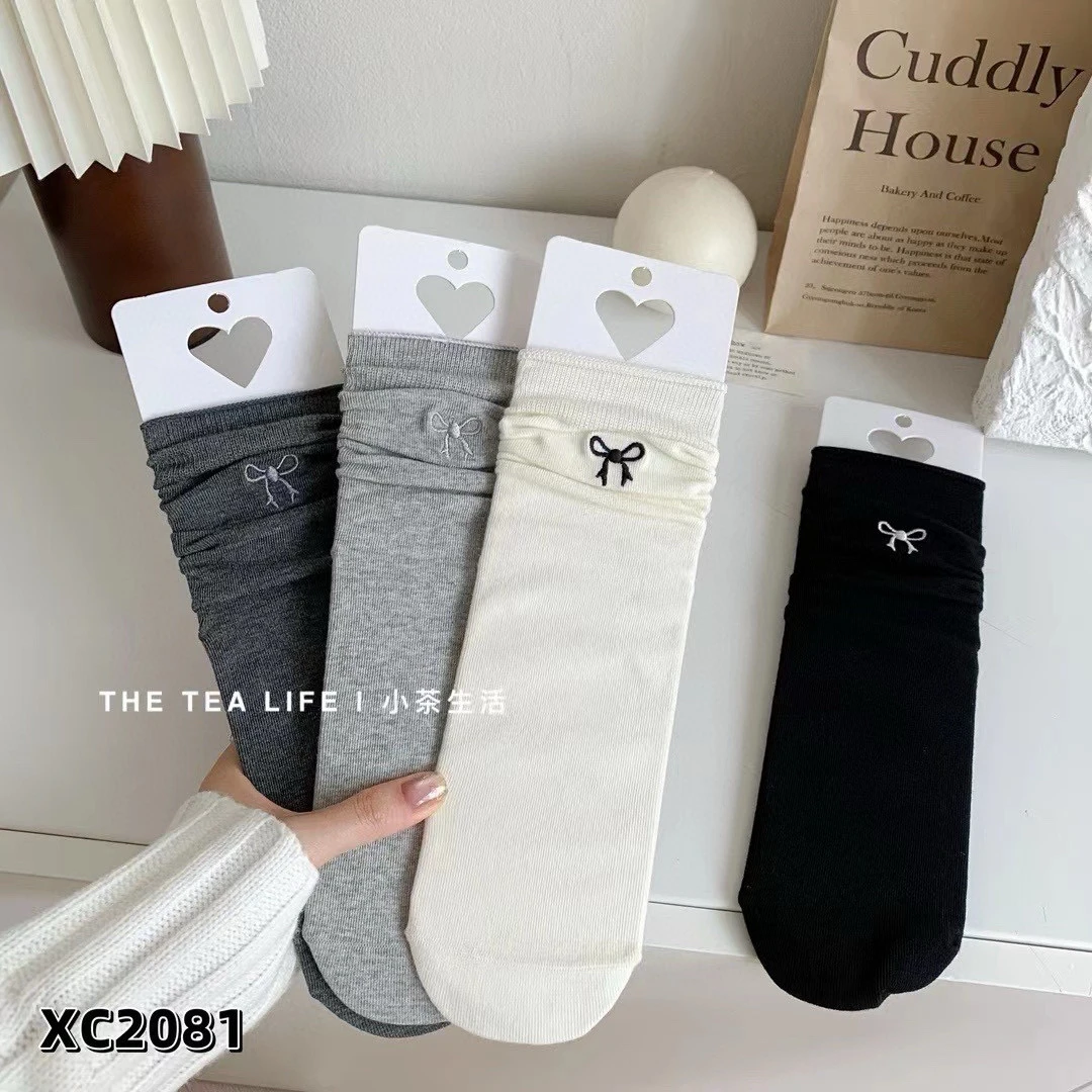 时尚百搭韩版学院风袜子组合2.14