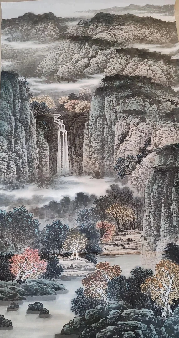 家庭玄关装饰周卫中文人装饰画