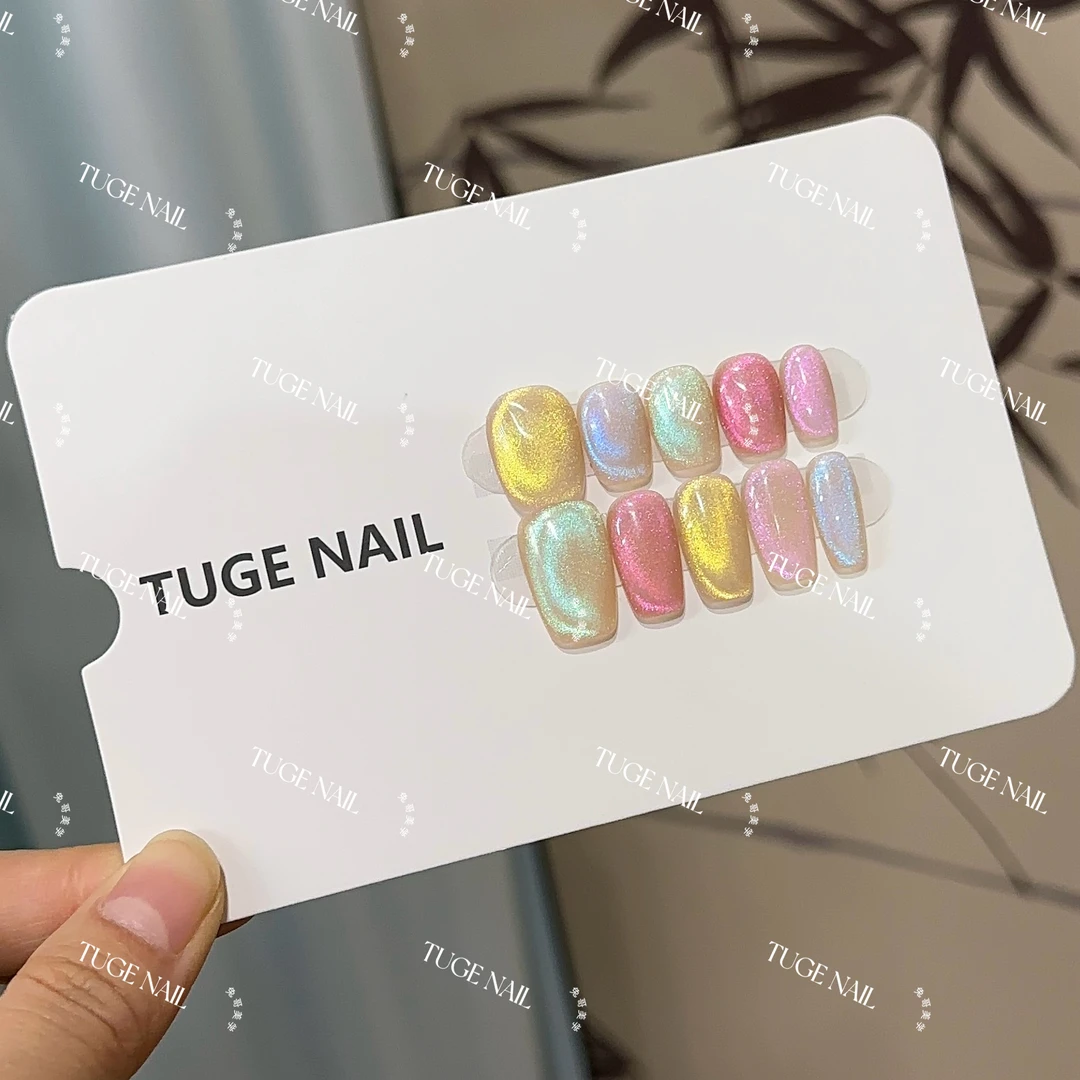 TugeNail “哆啦A梦” 春季爆款玻璃猫眼美甲气质简约美甲甄甄专属
