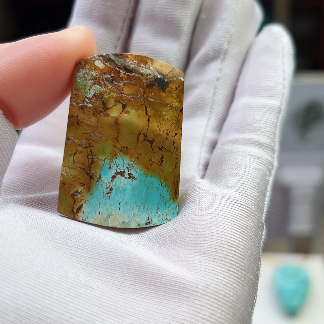 绿松石珠宝奇石未镶嵌