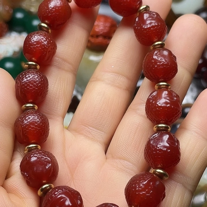 玛瑙/玉髓未镶嵌颈饰