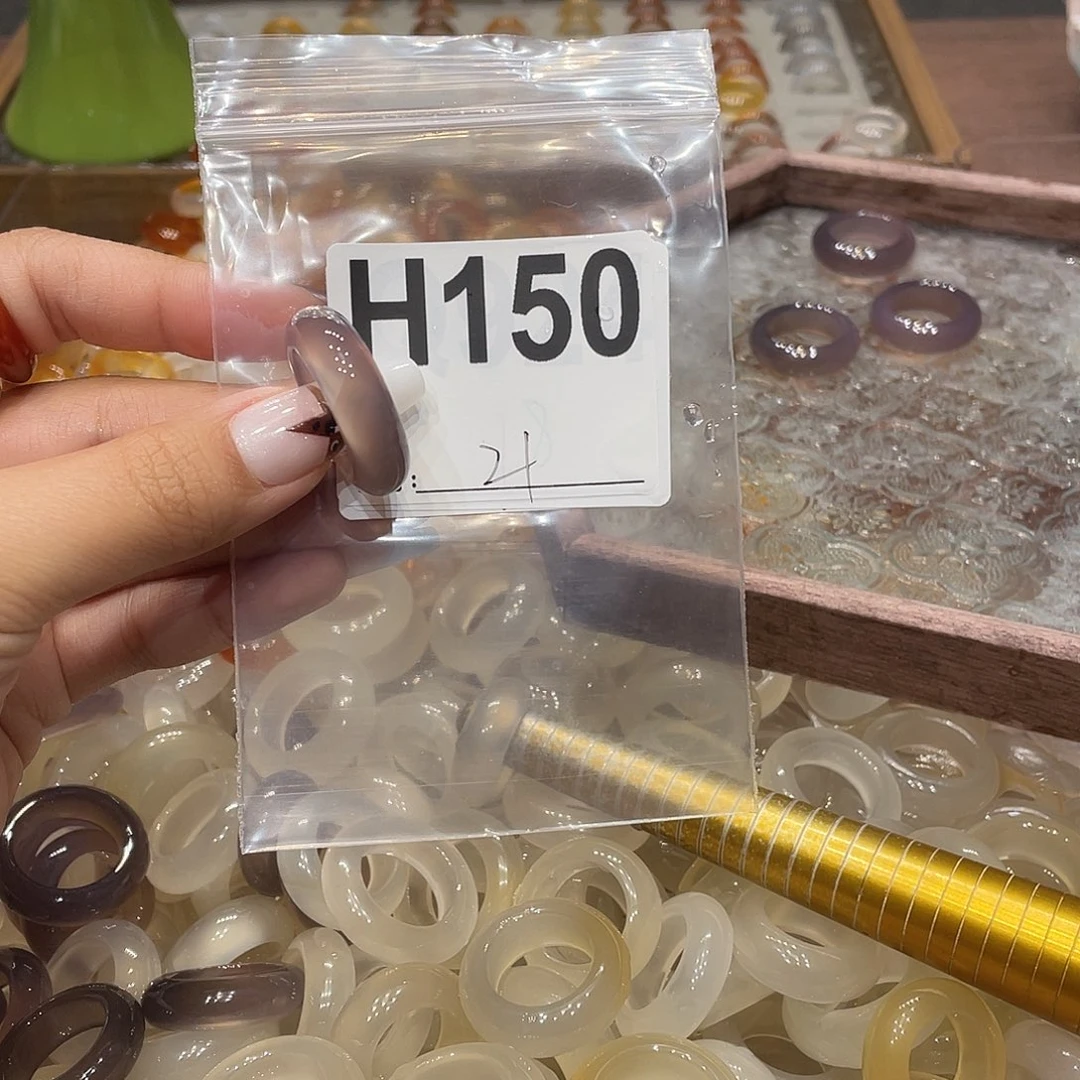 玛瑙/玉髓未镶嵌戒指150