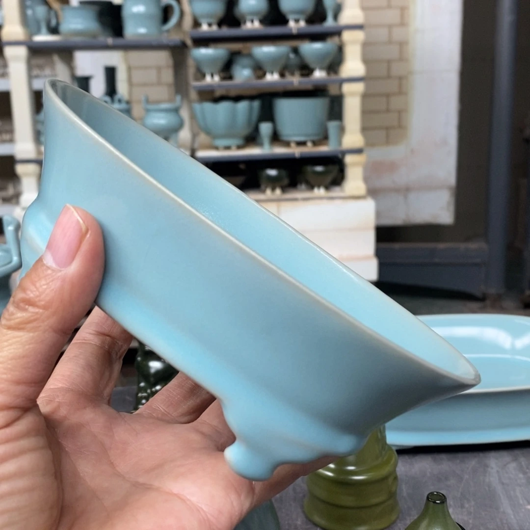 陶瓷摆件抱朴瓷器仿古一级