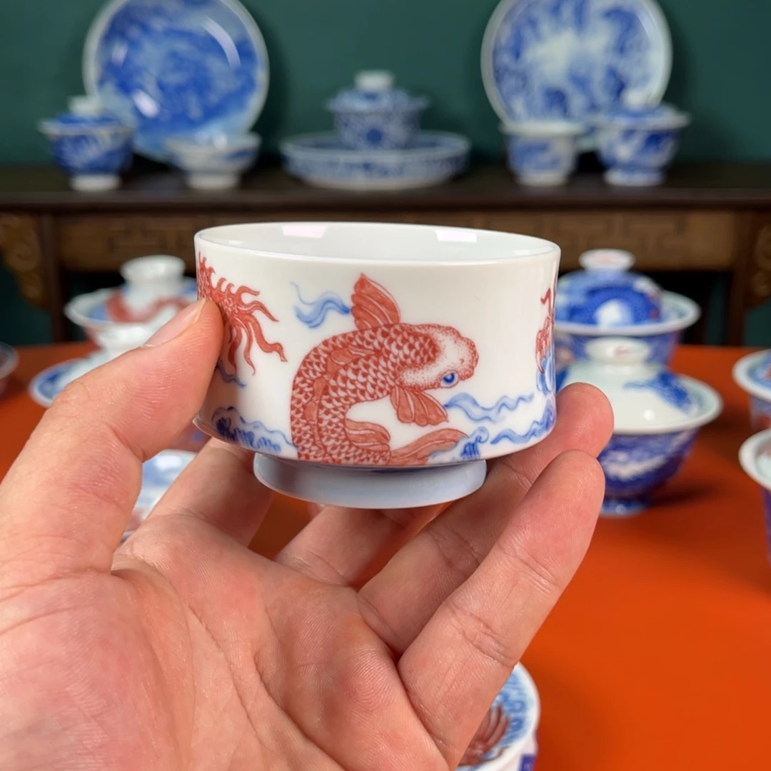瓷片景德镇手工手绘
