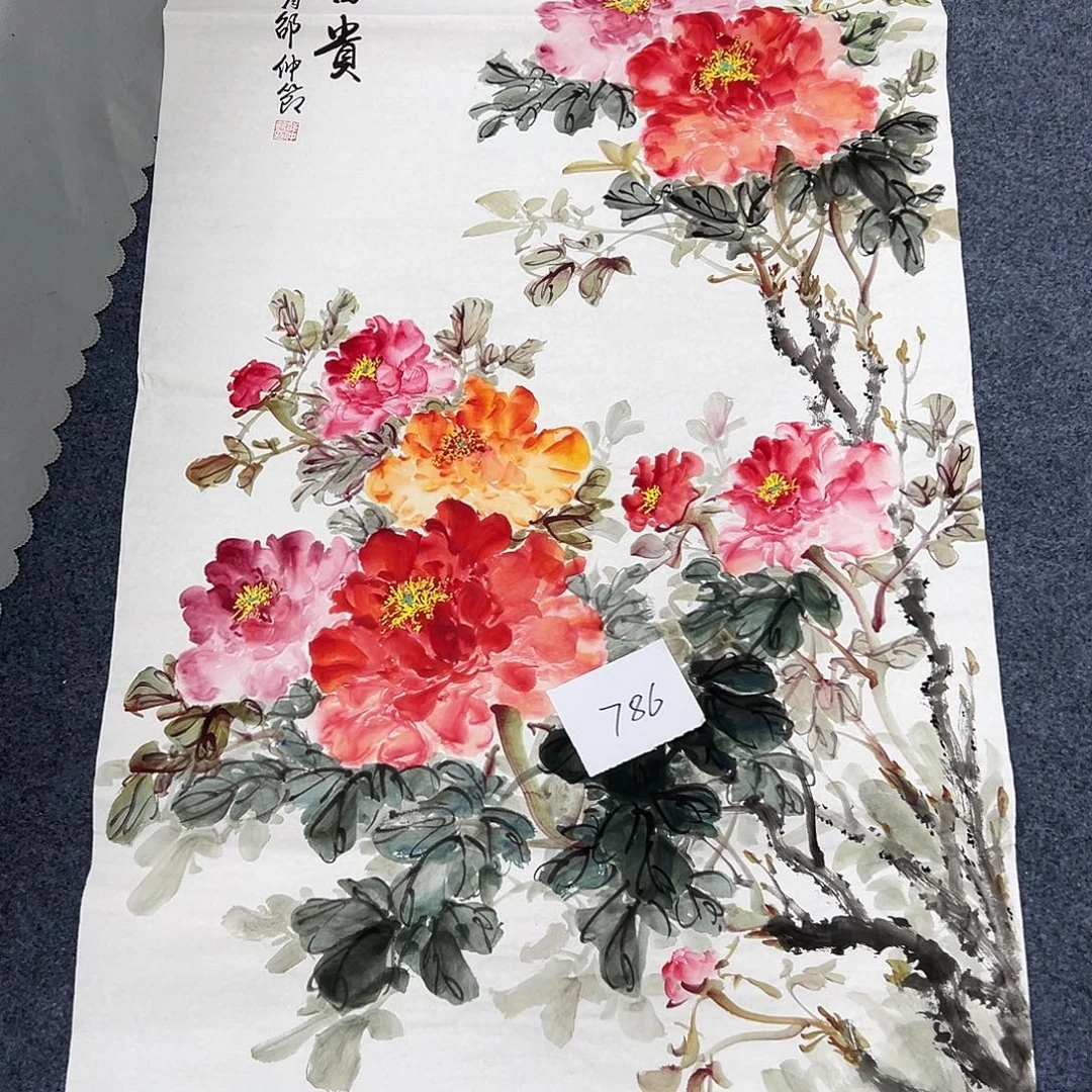 国画国画作品宣纸纯手绘