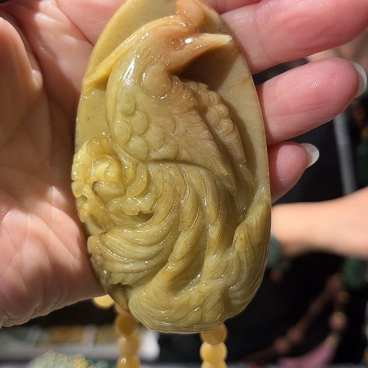 未镶嵌岫玉毛衣链