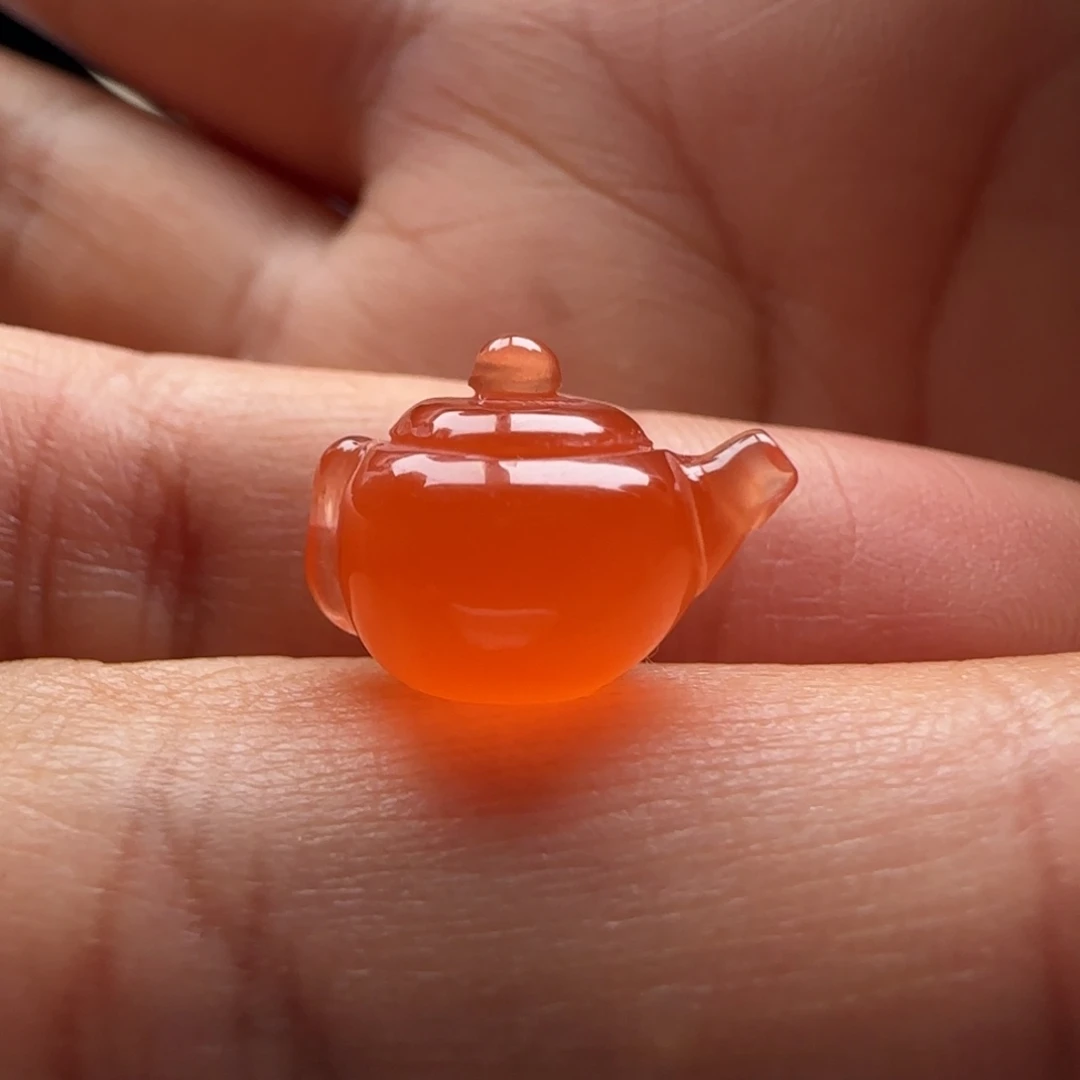 南红玛瑙未镶嵌把把壶