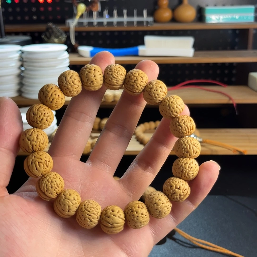 桃核吊坠15野生宽脐