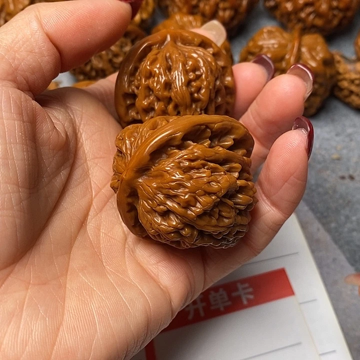 可***乐文玩核桃把件四座楼