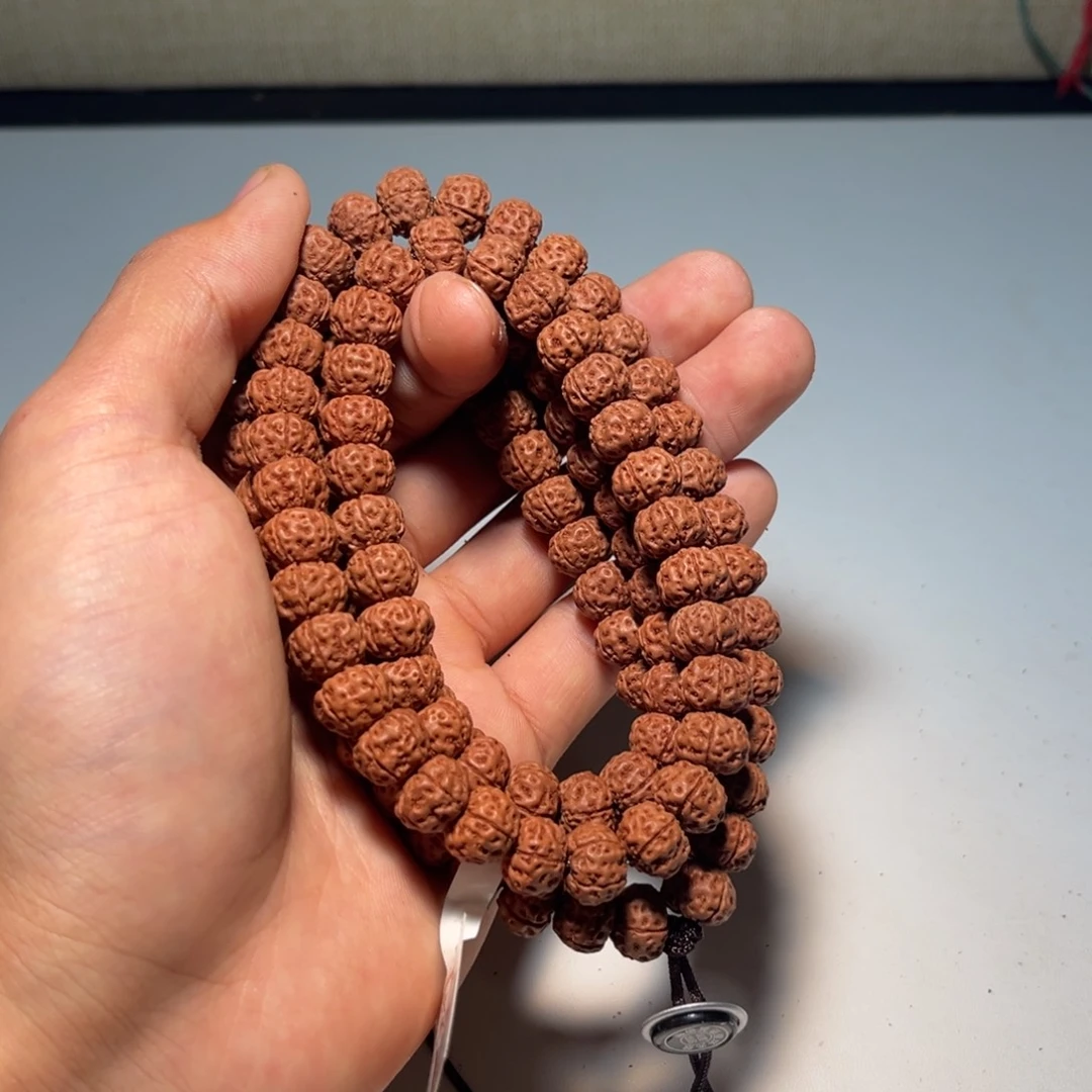 手串金刚菩提水***头精挑赤焰星峦108