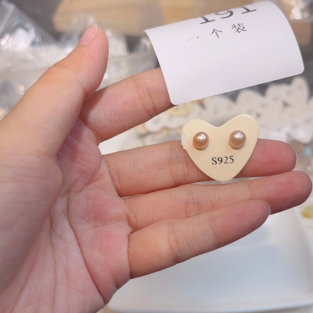 水晶珠宝半成品银S925镀金镶嵌191 。