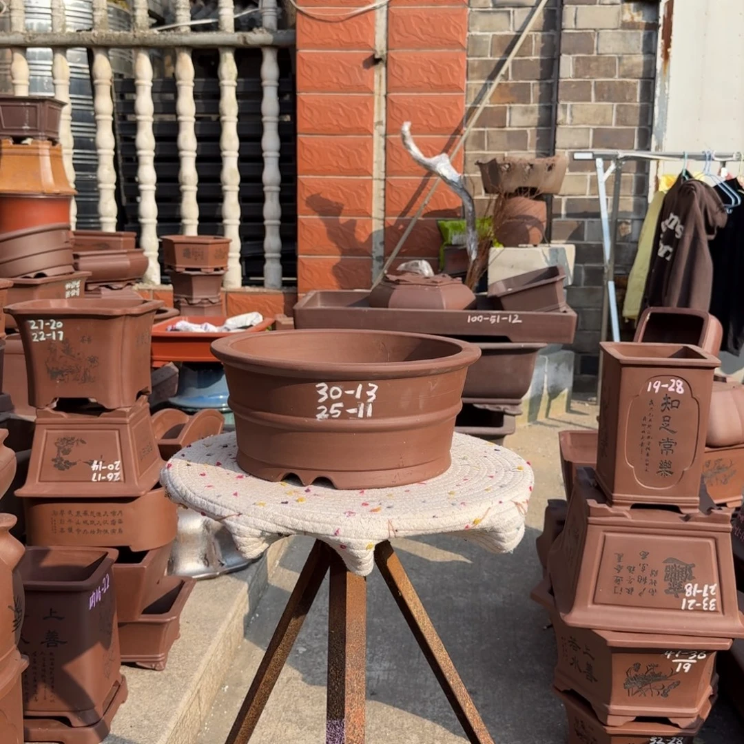 紫砂花盆紫砂花盆