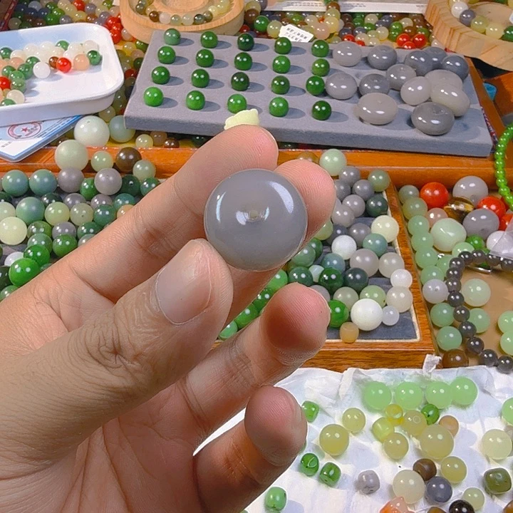 未镶嵌手链和田玉和田玉烟紫平安扣