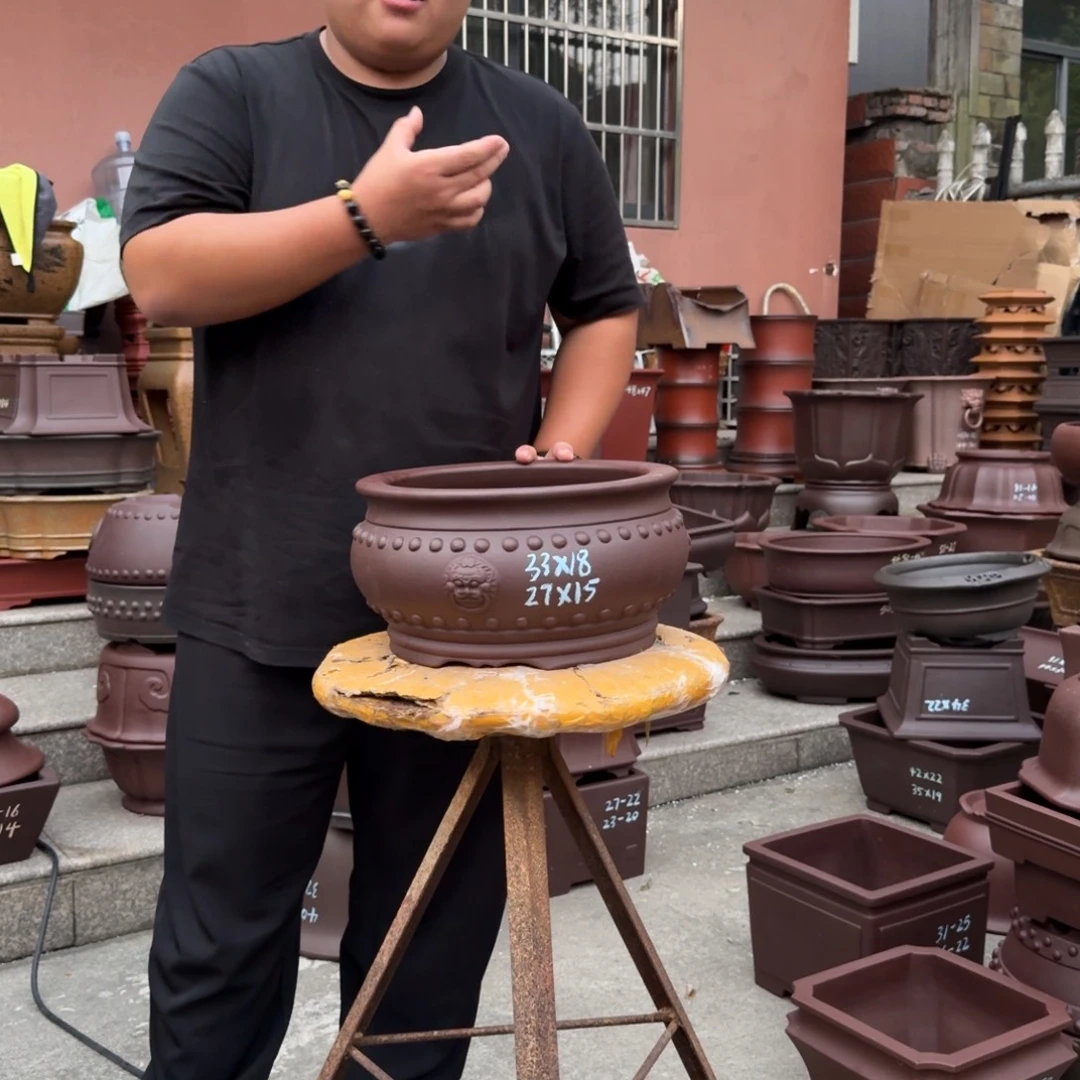 天***朗紫砂花盆紫砂花盆