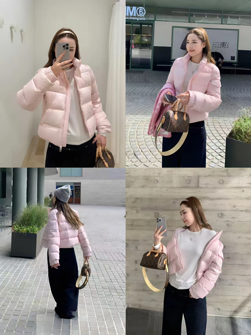 韩系立领棉服女2025年冬季新款高级感显瘦百搭保暖面包服棉衣外套