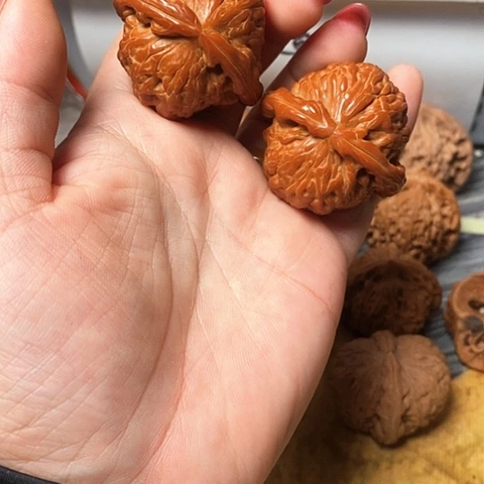 吊坠文玩核桃白狮子