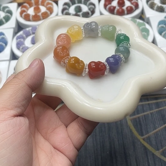 石英质玉（非洲翠）合金时尚简约精美大方