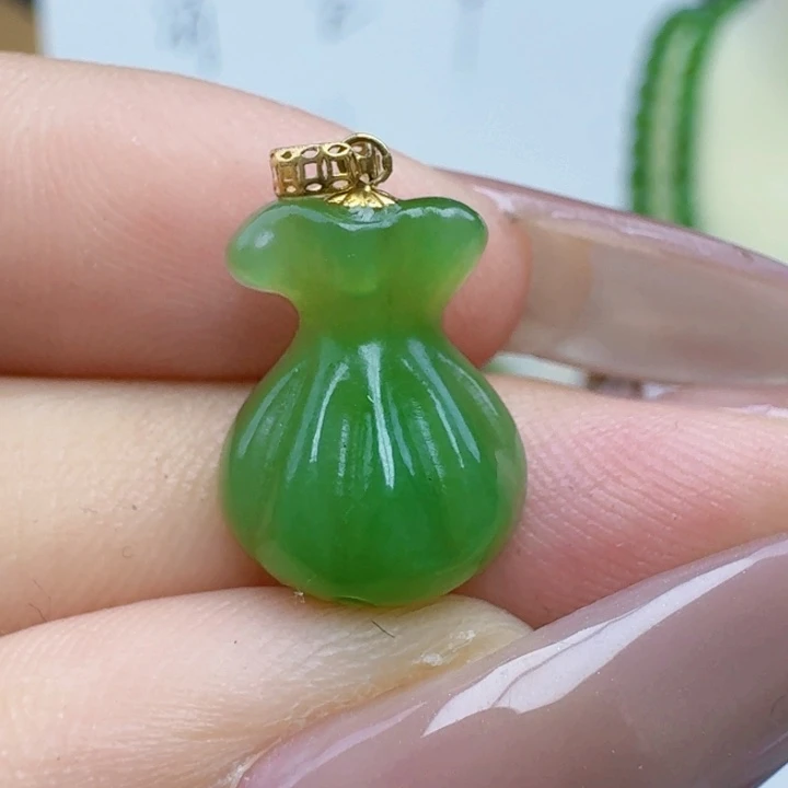 手链18K金镶嵌和田玉