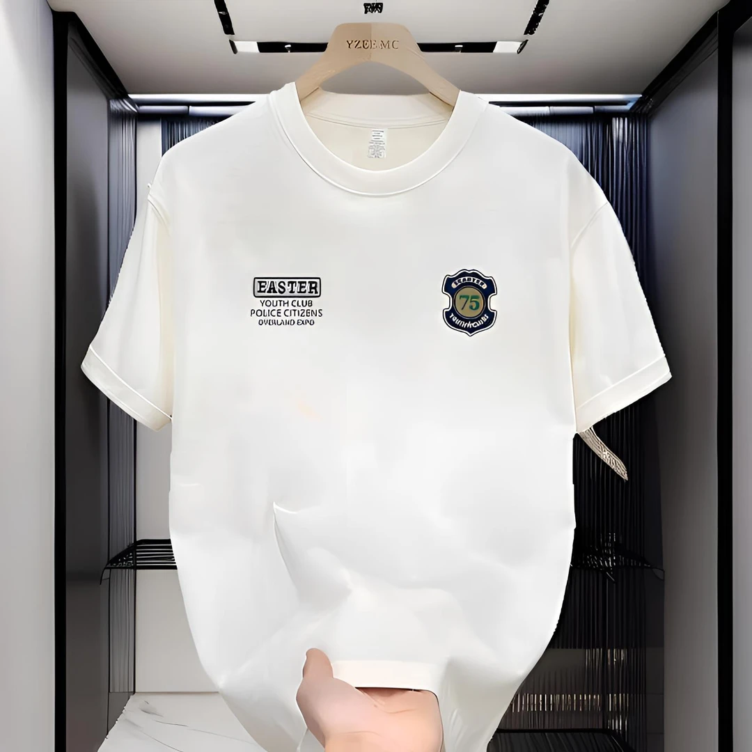 正品美式痞帅重磅休闲男装短袖T恤男百搭款夏季ins潮牌街头宽松