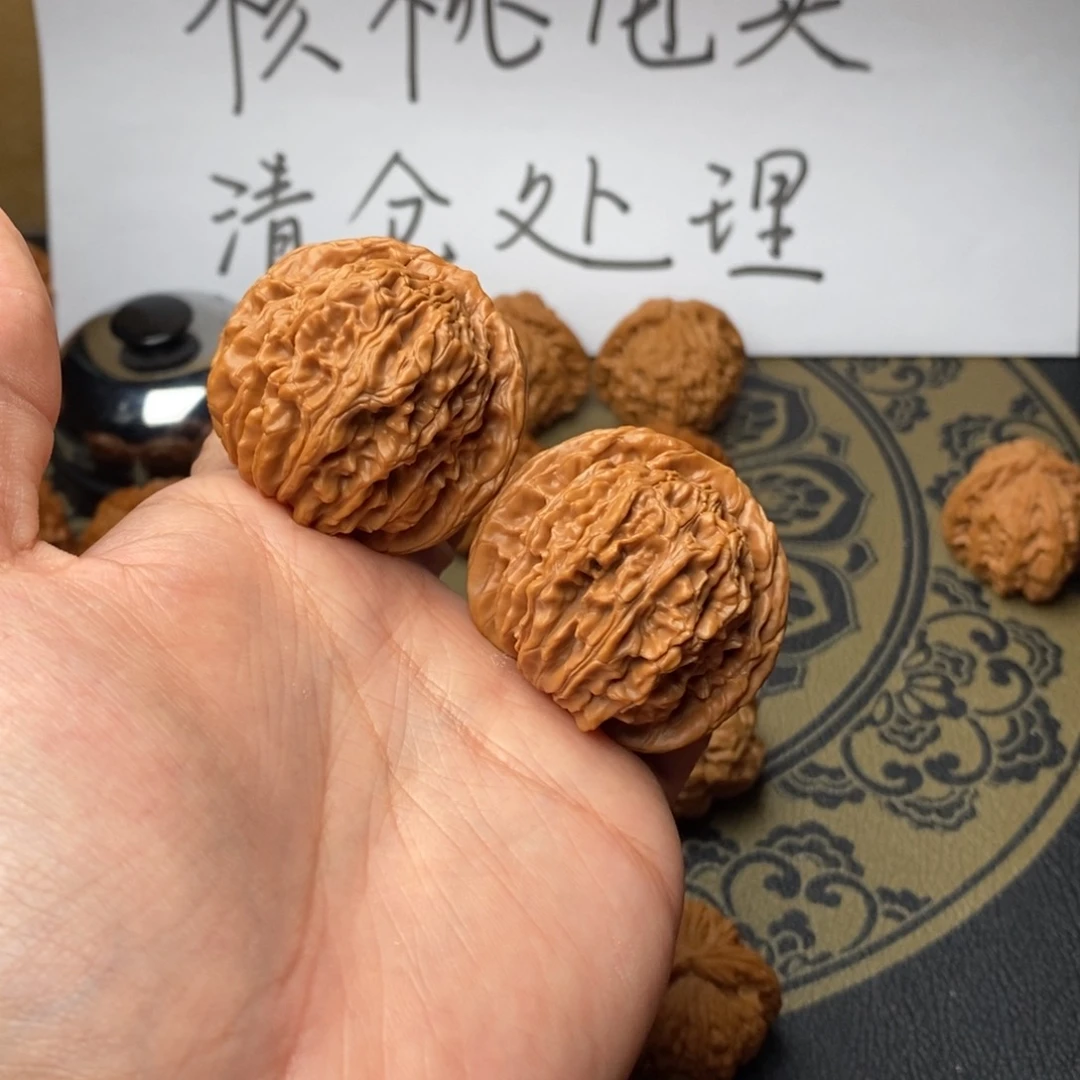 文玩核桃吊坠黑*宽四座楼43