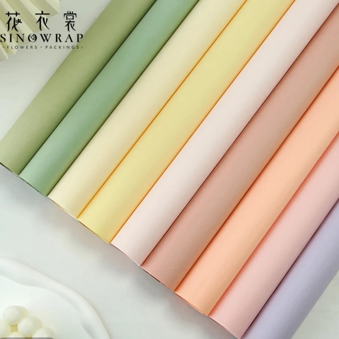 小号风华纸木棉纸彩色多巴胺花束包花纸春夏纯色纸质任选5件包邮